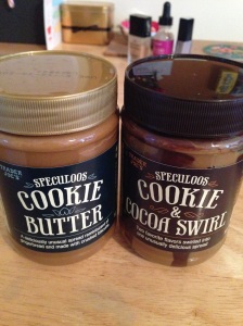 Speculoo's Cookie Butter and Cookie & Cocoa Swirl Spread from Trader Joe's